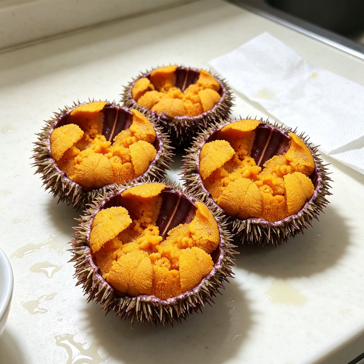 Fresh Sea Urchin With Roe