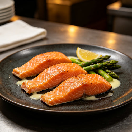 Fresh Salmon Fillets And Steaks
