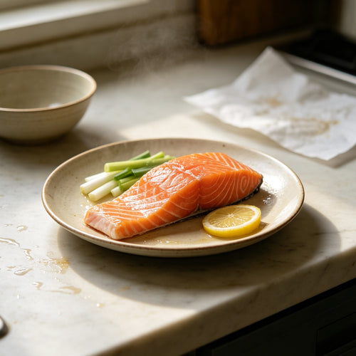 Fresh Salmon Fillets And Steaks