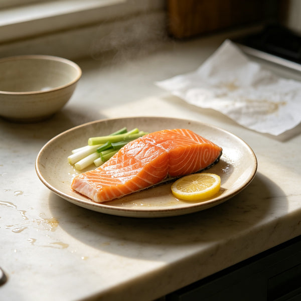 Fresh Salmon Fillets And Steaks