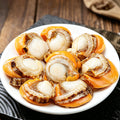 Fresh Half-Shell Scallops With Roe