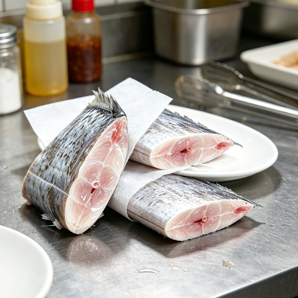 Premium Fresh Raw Fish Steaks