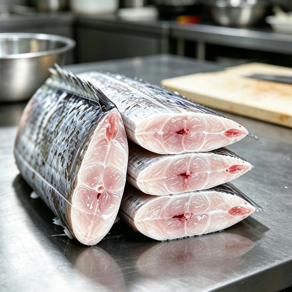 Premium Fresh Raw Fish Steaks